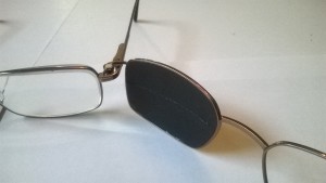eye patch under glasses