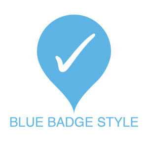 blue badge style